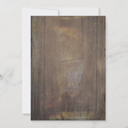 Baby's Breath Rustieke Lantaarn Country Afstuderen Kaart (Achterkant)