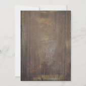 Baby's Breath Rustieke Lantaarn Verlovingsfeest Kaart (Achterkant)