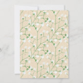 Baby's Breath Schattig Boho Wil je mijn Bruidsmeis Kaart (Achterkant)