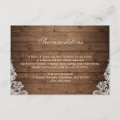 Baby's Breath String Light Reception Accommodatie Informatiekaartje (Achterkant)