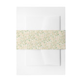 Baby's Breath Waterverf Boho Chic Doop Bruiloft Uitnodigingen Wikkel (Voorkant Voorbeeld)