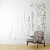 Baby's Breath Wedding Achtergrond Wandkleed (In Situ (horizontaal))