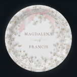 baby's breath | wedding papieren bordje<br><div class="desc">wedding paper plates</div>