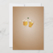 Baby's brouwen tweelingbier Baby shower Kaart (Achterkant)