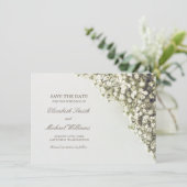 baby's bruinbruidswedstrijd Save the Date (Staand voorkant)