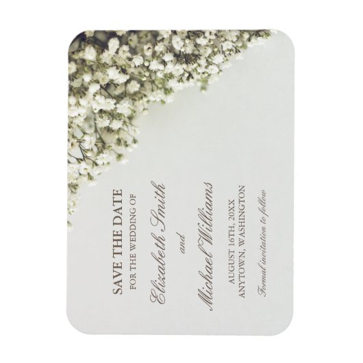  baby's bruinbruidswedstrijd Save the Date Magneet (Verticaal)