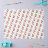 Baby's Cherry First Red Gingham Birthday Tissuepapier (Craft)