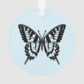 Baby's Christmas Butterfly Pastel Foto Ornament (achterkant)