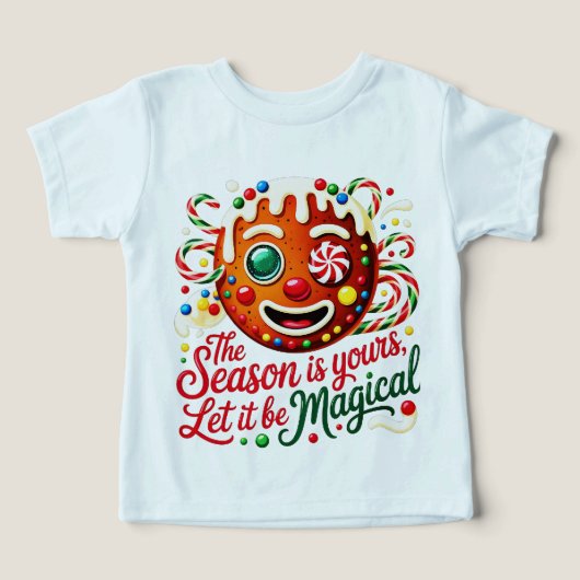 Baby's Cute Gingerbread Man First Christmas (Design voorkant)