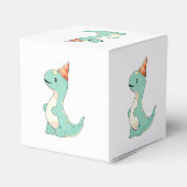 Baby's Dino Mite! Schattigee Dinosaurus Verjaardag Bedankdoosjes (Achterkant)