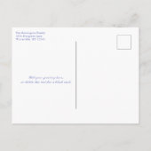 Baby's eerste aangepaste kerstfoto-Briefkaart Feestdagenkaart (Achterkant)