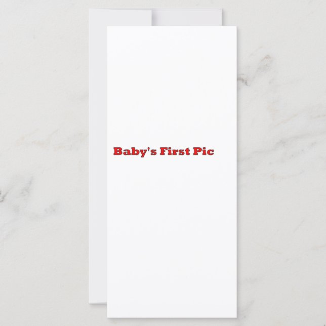Baby's eerste Afbeelding Het museum Zazzle Gifts (Voorkant)