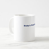 Baby's eerste Afbeelding Het museum Zazzle Gifts Koffiemok (Voorkant links)