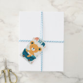 Baby's eerste bad cadeaulabel (Met Touw)