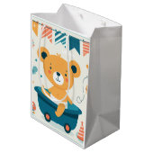 Baby's eerste bad medium cadeauzakje (Achterkant Gekanteld)