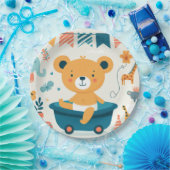 Baby's eerste bad papieren bordje (Feest)