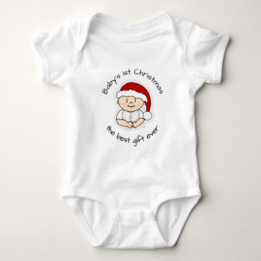 Baby's eerste beste kerstcadeau ooit romper (Voorkant)