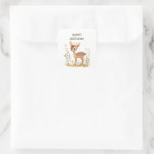 BABY'S EERSTE BIRTHDAY VIERKANTE STICKER (Tas)