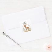 BABY'S EERSTE BIRTHDAY VIERKANTE STICKER (Envelop)