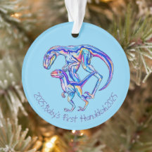 Baby's eerste Chanoeka 2025 Boy Dino Velociraptor