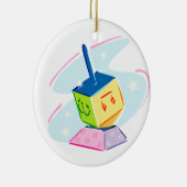 Baby's eerste Chanoeka-Ornament Keramisch Ornament (Rechts)