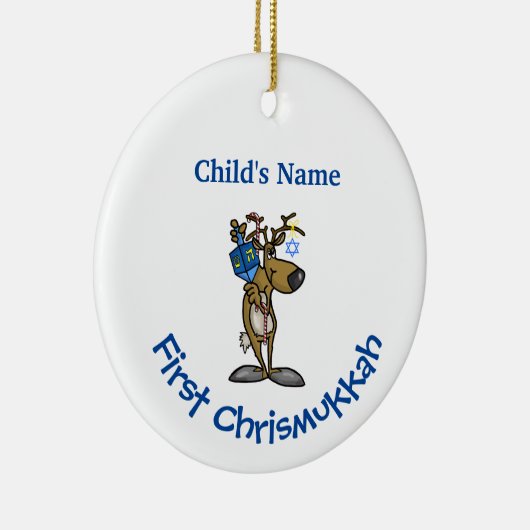 Baby's eerste Chrismukkah Ornament past het aan! (Rechts)