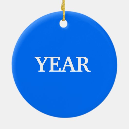 Baby's eerste Chrismukkah Ornament past het aan! (Achterkant)