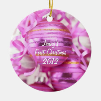 Baby's eerste Christimas Keramisch Ornament