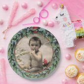 BABY'S EERSTE CHRISTMAS MISTLETOES FOTO-TEMPLATE PAPIEREN BORDJE (Feest)