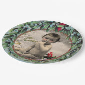 BABY'S EERSTE CHRISTMAS MISTLETOES FOTO-TEMPLATE PAPIEREN BORDJE (Gekanteld)