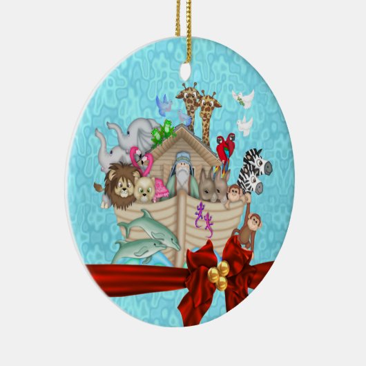 BABY'S EERSTE CHRISTMAS NOAHS ARK ORNAMENT (Rechts)