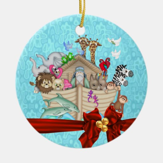 BABY'S EERSTE CHRISTMAS NOAHS ARK ORNAMENT (Voorkant)