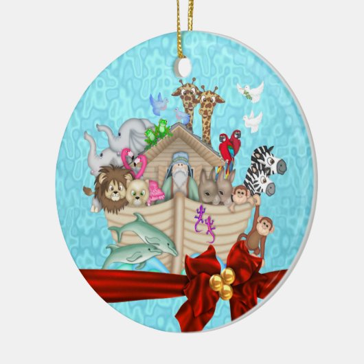 BABY'S EERSTE CHRISTMAS NOAHS ARK ORNAMENT (Links)