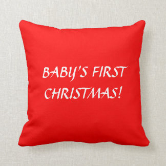 BABY'S EERSTE CHRISTMAS PILLOW KUSSEN