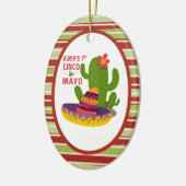 baby's eerste Cinco de mayo Keramisch Ornament (Links)