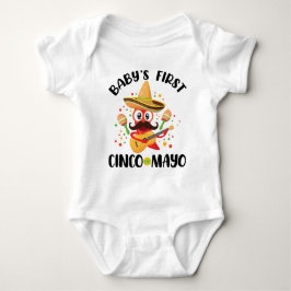Baby's Eerste Cinco de Mayo Romper