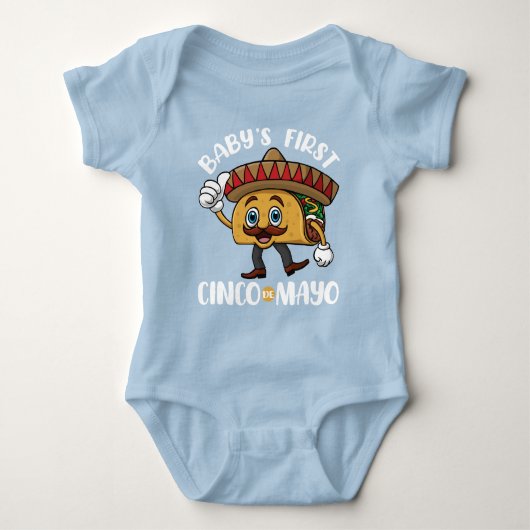 Baby's Eerste Cinco de Mayo Romper (Voorkant)