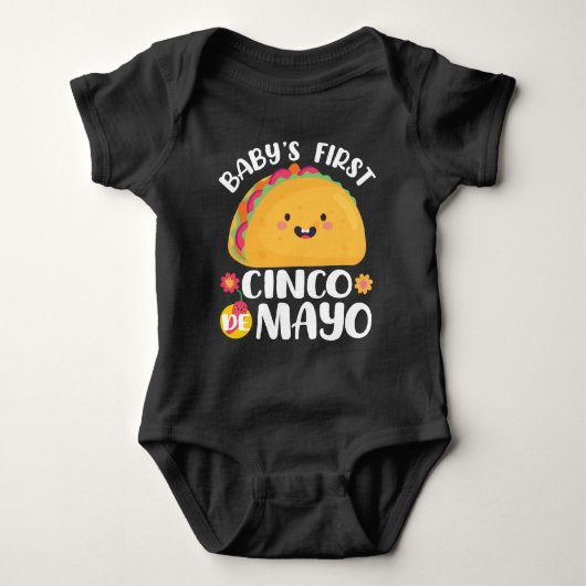 Baby's Eerste Cinco de Mayo Romper (Voorkant)