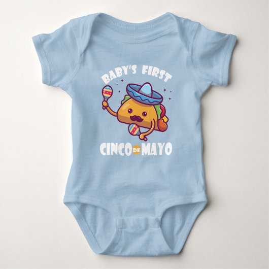 Baby's Eerste Cinco de Mayo Romper (Voorkant)