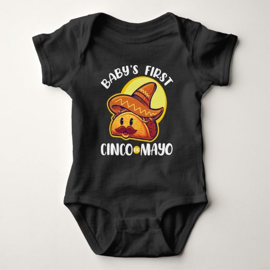 Baby's Eerste Cinco de Mayo Romper (Voorkant)