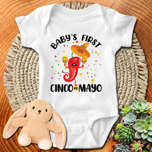 Baby's Eerste Cinco de Mayo Romper