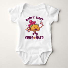 Baby's Eerste Cinco de Mayo Romper