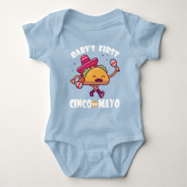 Baby's Eerste Cinco de Mayo Romper