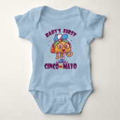 Baby's Eerste Cinco de Mayo Romper (Voorkant)