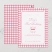 Baby's Eerste Flirt Verjaardag! Briefkaart (Voorkant / Achterkant)