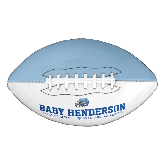 Baby's Eerste Football Baby shower Prop (Voorkant)