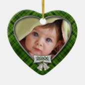 Baby's eerste foto-Lijst Keramisch Ornament (Voorkant)