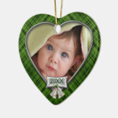 Baby's eerste foto-Lijst Keramisch Ornament (Links)