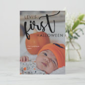 BABY'S EERSTE FOTOCARD KAART (Staand voorkant)