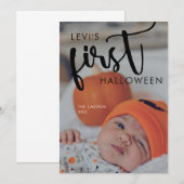 BABY'S EERSTE FOTOCARD KAART (Voorkant / Achterkant)